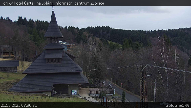 Horský hotel Čarták na Soláni - Informační centrum Zvonice - 21.12.2025 v 08:30