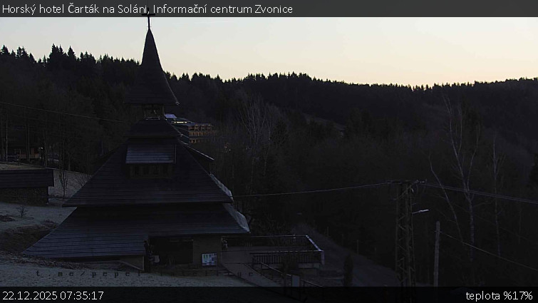 Horský hotel Čarták na Soláni - Informační centrum Zvonice - 22.12.2025 v 07:35