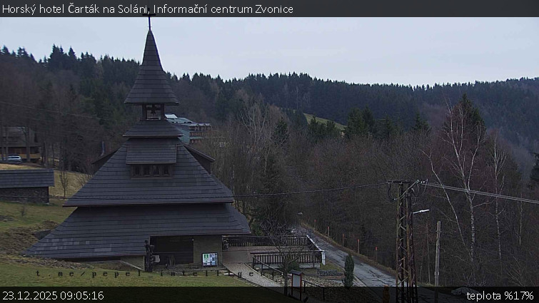 Horský hotel Čarták na Soláni - Informační centrum Zvonice - 23.12.2025 v 09:05