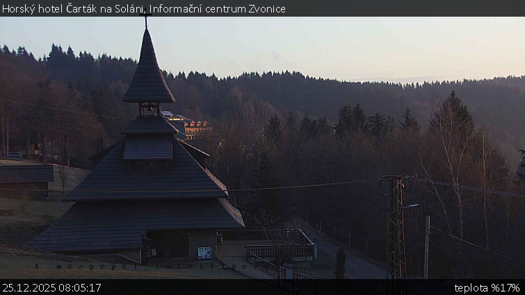 Horský hotel Čarták na Soláni - Informační centrum Zvonice - 25.12.2025 v 08:05