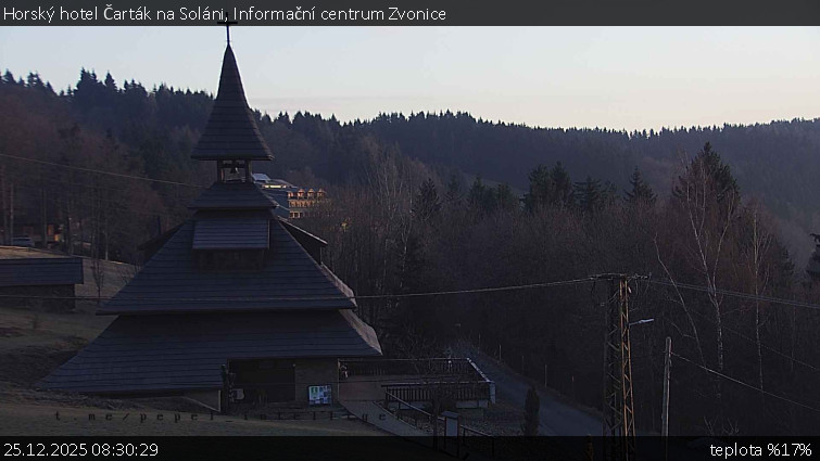 Horský hotel Čarták na Soláni - Informační centrum Zvonice - 25.12.2025 v 08:30