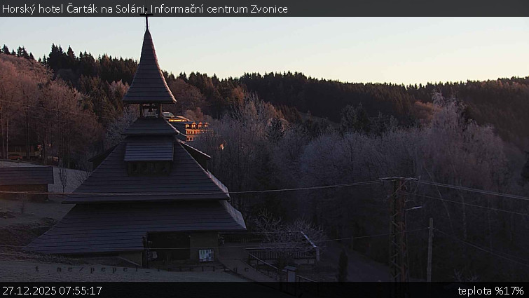 Horský hotel Čarták na Soláni - Informační centrum Zvonice - 27.12.2025 v 07:55