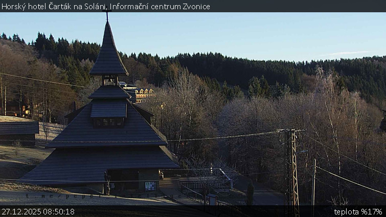 Horský hotel Čarták na Soláni - Informační centrum Zvonice - 27.12.2025 v 08:50