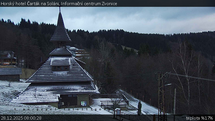 Horský hotel Čarták na Soláni - Informační centrum Zvonice - 28.12.2025 v 08:00