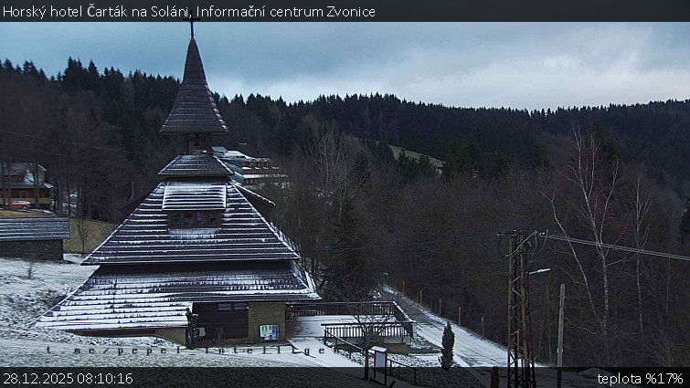 Horský hotel Čarták na Soláni - Informační centrum Zvonice - 28.12.2025 v 08:10