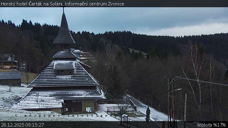 Horský hotel Čarták na Soláni - Informační centrum Zvonice - 28.12.2025 v 08:15