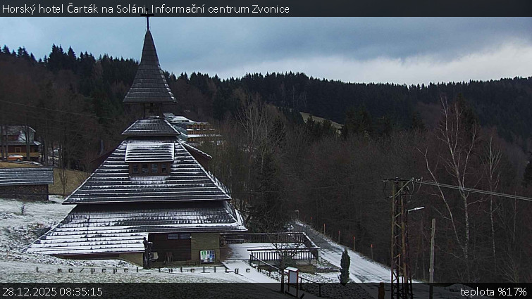 Horský hotel Čarták na Soláni - Informační centrum Zvonice - 28.12.2025 v 08:35