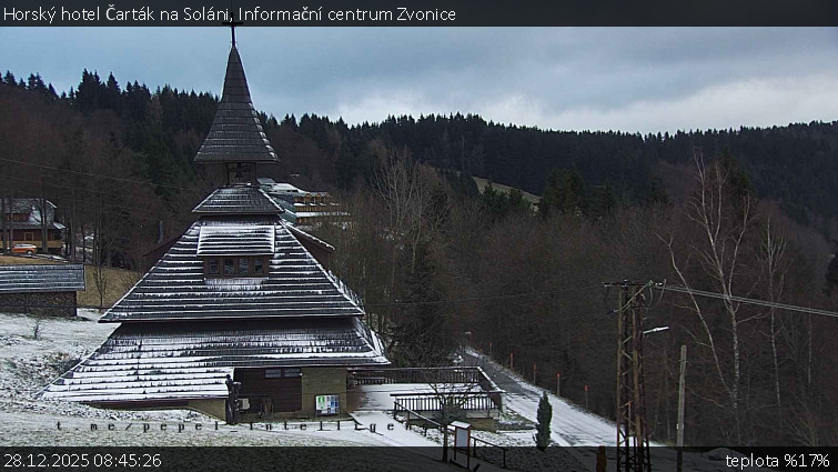Horský hotel Čarták na Soláni - Informační centrum Zvonice - 28.12.2025 v 08:45