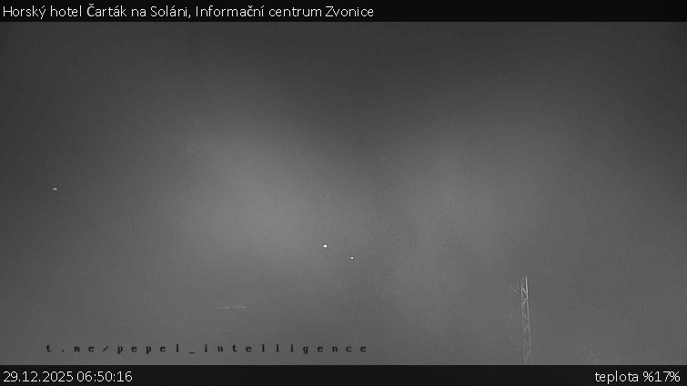 Horský hotel Čarták na Soláni - Informační centrum Zvonice - 29.12.2025 v 06:50