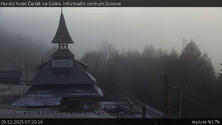 Horský hotel Čarták na Soláni - Informační centrum Zvonice - 29.12.2025 v 07:20