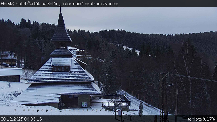 Horský hotel Čarták na Soláni - Informační centrum Zvonice - 30.12.2025 v 08:35