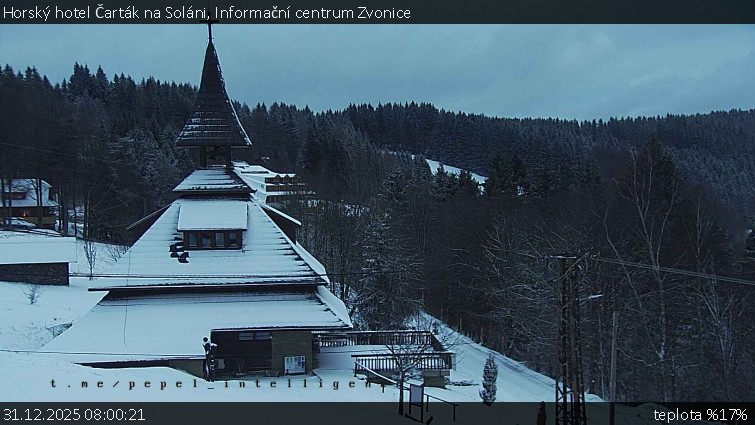 Horský hotel Čarták na Soláni - Informační centrum Zvonice - 31.12.2025 v 08:00