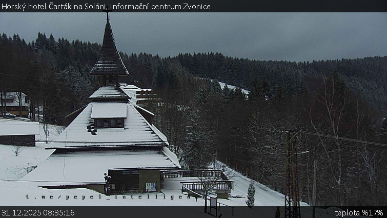 Horský hotel Čarták na Soláni - Informační centrum Zvonice - 31.12.2025 v 08:35