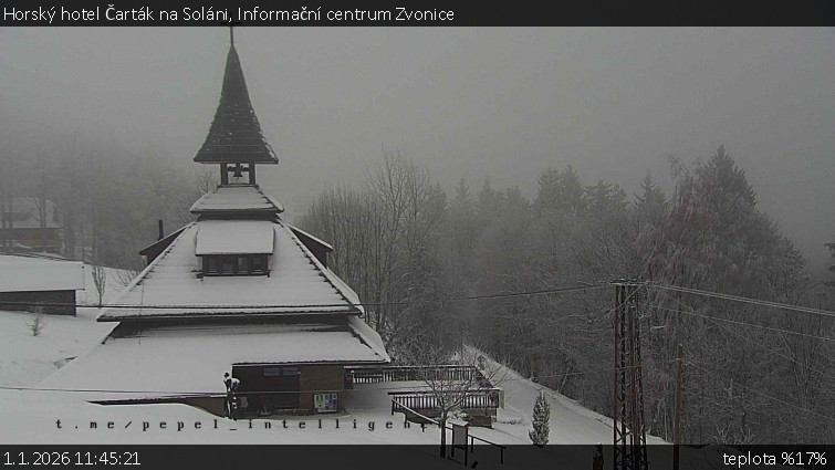 Horský hotel Čarták na Soláni - Informační centrum Zvonice - 1.1.2026 v 11:45