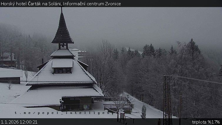 Horský hotel Čarták na Soláni - Informační centrum Zvonice - 1.1.2026 v 12:00