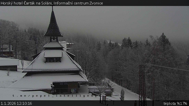 Horský hotel Čarták na Soláni - Informační centrum Zvonice - 1.1.2026 v 12:10