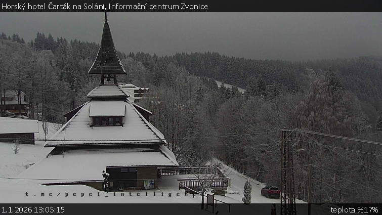 Horský hotel Čarták na Soláni - Informační centrum Zvonice - 1.1.2026 v 13:05
