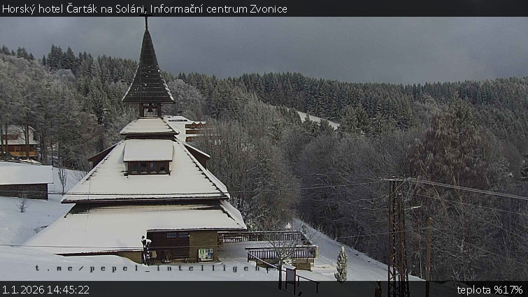 Horský hotel Čarták na Soláni - Informační centrum Zvonice - 1.1.2026 v 14:45