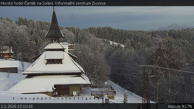 Horský hotel Čarták na Soláni - Informační centrum Zvonice - 1.1.2026 v 15:10