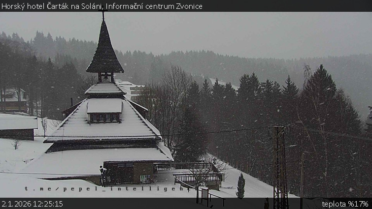 Horský hotel Čarták na Soláni - Informační centrum Zvonice - 2.1.2026 v 12:25