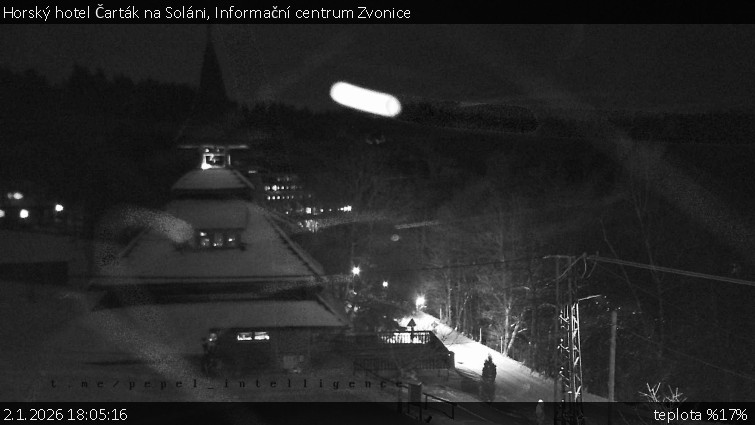 Horský hotel Čarták na Soláni - Informační centrum Zvonice - 2.1.2026 v 18:05