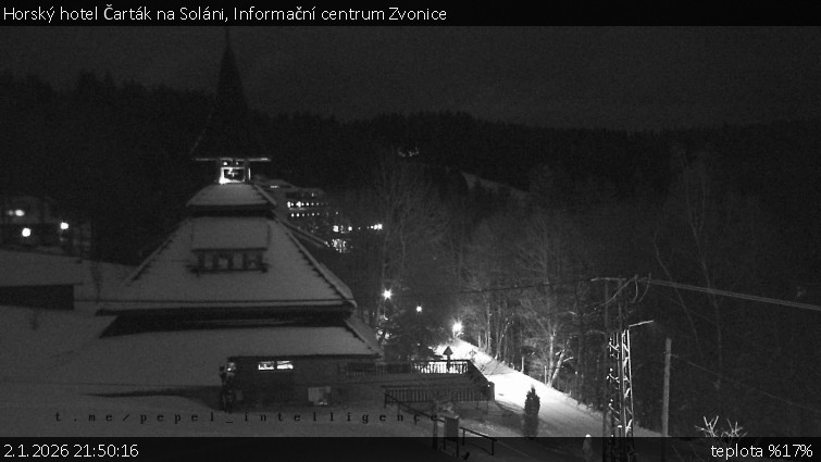 Horský hotel Čarták na Soláni - Informační centrum Zvonice - 2.1.2026 v 21:50