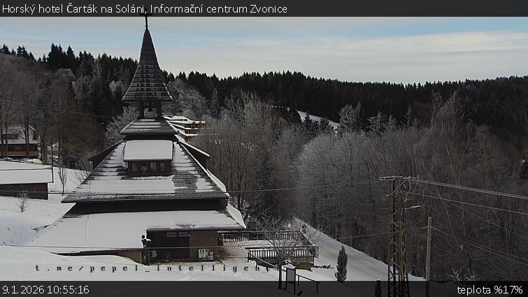 Horský hotel Čarták na Soláni - Informační centrum Zvonice - 9.1.2026 v 10:55