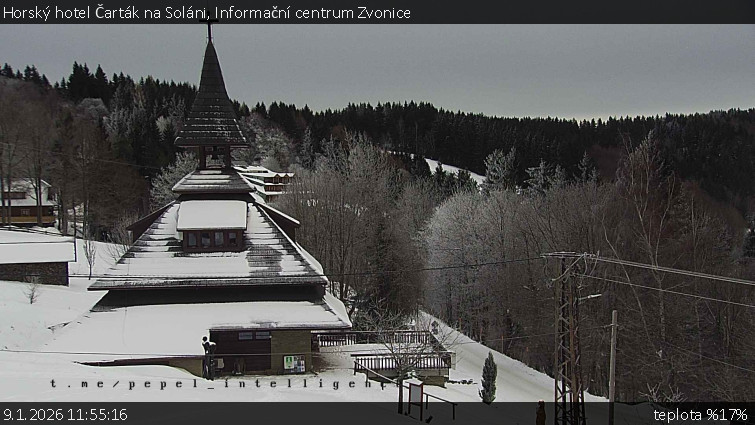 Horský hotel Čarták na Soláni - Informační centrum Zvonice - 9.1.2026 v 11:55