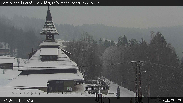 Horský hotel Čarták na Soláni - Informační centrum Zvonice - 10.1.2026 v 10:20