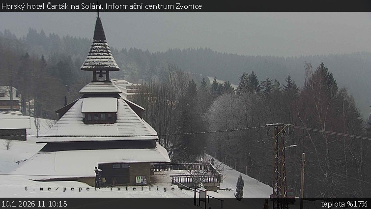 Horský hotel Čarták na Soláni - Informační centrum Zvonice - 10.1.2026 v 11:10