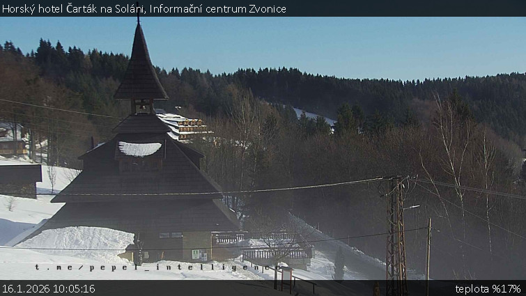 Horský hotel Čarták na Soláni - Informační centrum Zvonice - 16.1.2026 v 10:05
