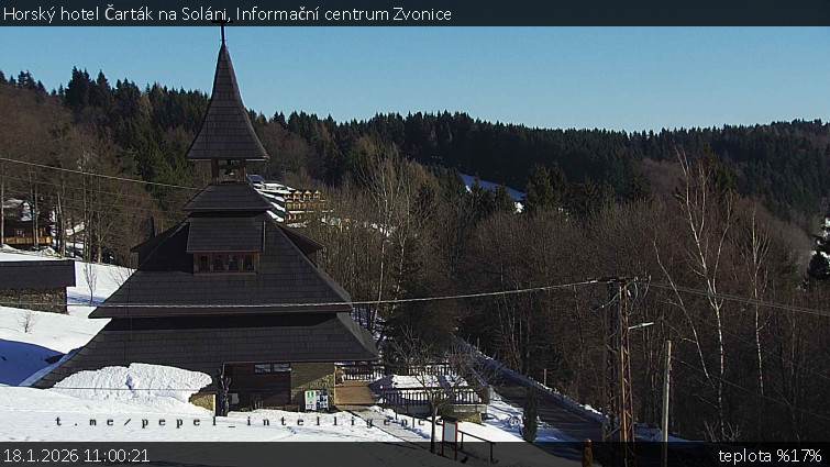 Horský hotel Čarták na Soláni - Informační centrum Zvonice - 18.1.2026 v 11:00