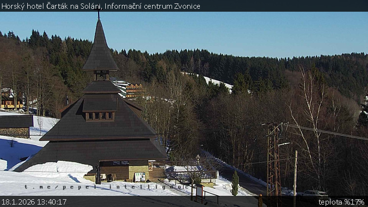Horský hotel Čarták na Soláni - Informační centrum Zvonice - 18.1.2026 v 13:40