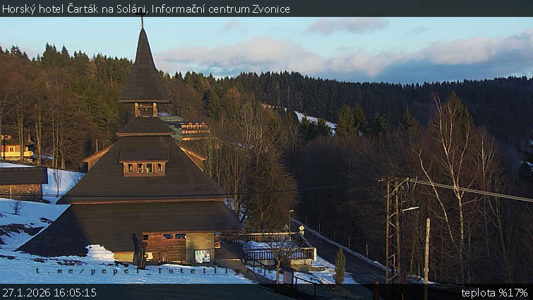 Horský hotel Čarták na Soláni - Informační centrum Zvonice - 27.1.2026 v 16:05