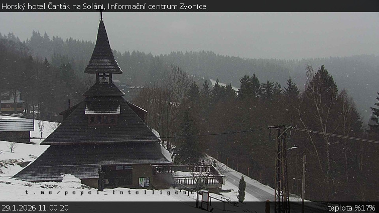 Horský hotel Čarták na Soláni - Informační centrum Zvonice - 29.1.2026 v 11:00