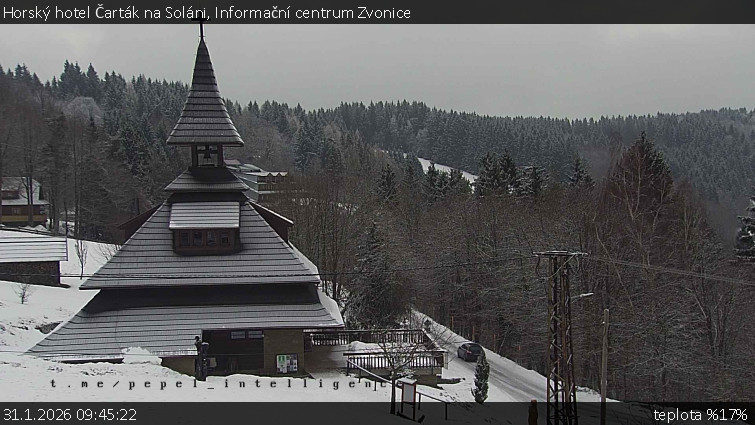 Horský hotel Čarták na Soláni - Informační centrum Zvonice - 31.1.2026 v 09:45