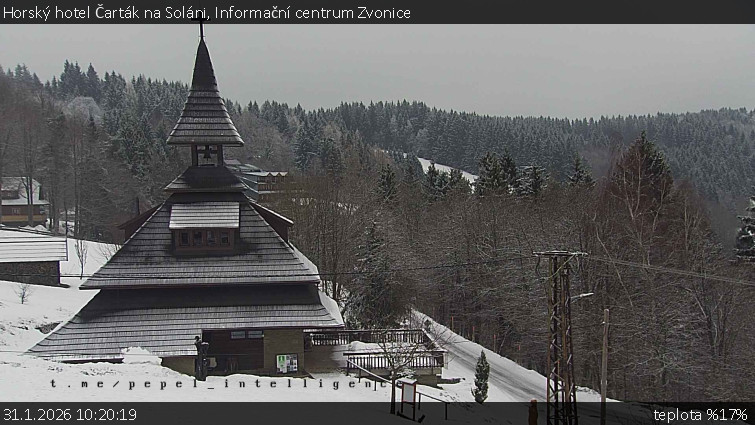 Horský hotel Čarták na Soláni - Informační centrum Zvonice - 31.1.2026 v 10:20