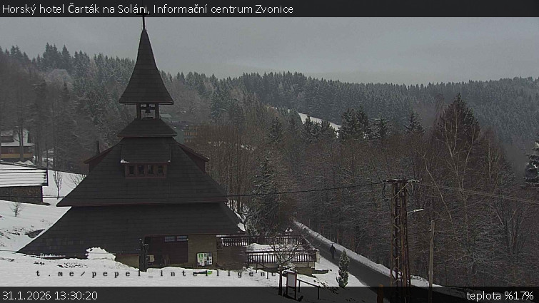 Horský hotel Čarták na Soláni - Informační centrum Zvonice - 31.1.2026 v 13:30