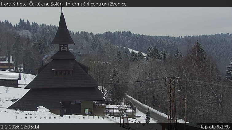 Horský hotel Čarták na Soláni - Informační centrum Zvonice - 1.2.2026 v 12:35