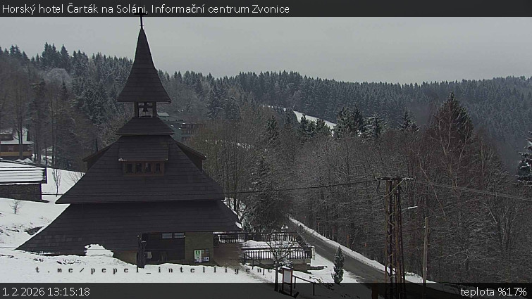 Horský hotel Čarták na Soláni - Informační centrum Zvonice - 1.2.2026 v 13:15