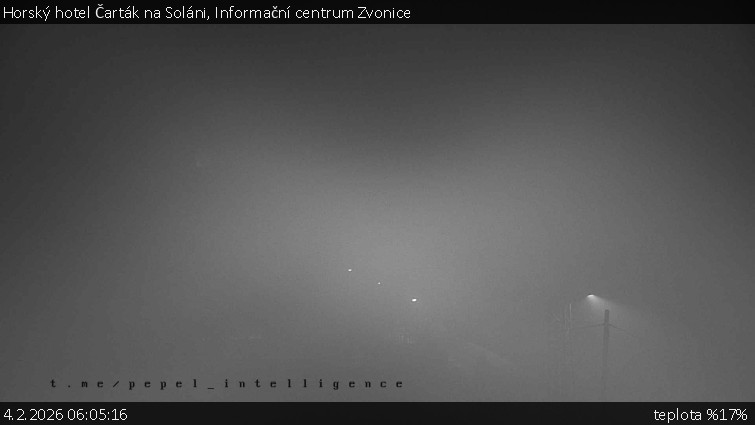Horský hotel Čarták na Soláni - Informační centrum Zvonice - 4.2.2026 v 06:05
