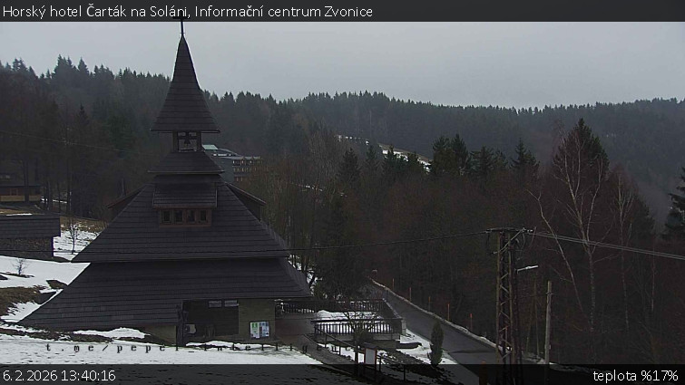 Horský hotel Čarták na Soláni - Informační centrum Zvonice - 6.2.2026 v 13:40