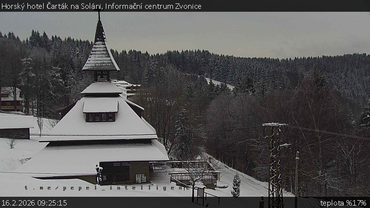 Horský hotel Čarták na Soláni - Informační centrum Zvonice - 16.2.2026 v 09:25