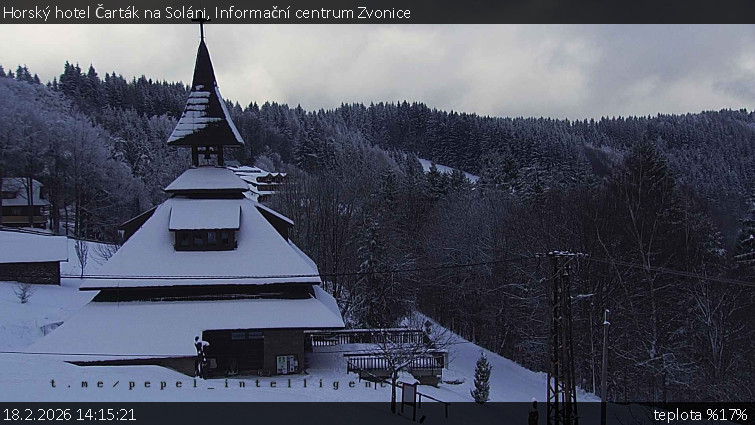 Horský hotel Čarták na Soláni - Informační centrum Zvonice - 18.2.2026 v 14:15