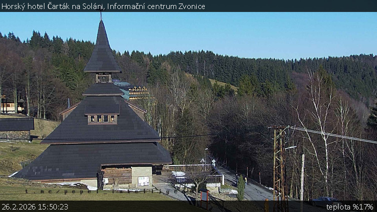 Horský hotel Čarták na Soláni - Informační centrum Zvonice - 26.2.2026 v 15:50