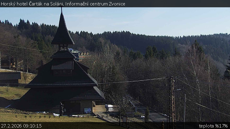 Horský hotel Čarták na Soláni - Informační centrum Zvonice - 27.2.2026 v 09:10