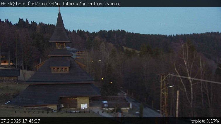 Horský hotel Čarták na Soláni - Informační centrum Zvonice - 27.2.2026 v 17:45