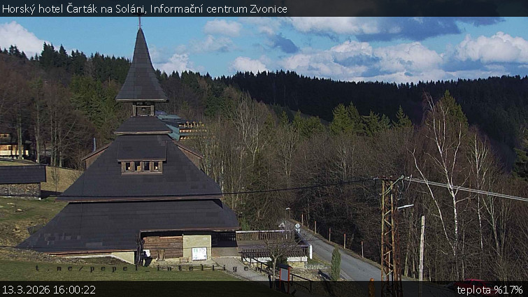 Horský hotel Čarták na Soláni - Informační centrum Zvonice - 13.3.2026 v 16:00