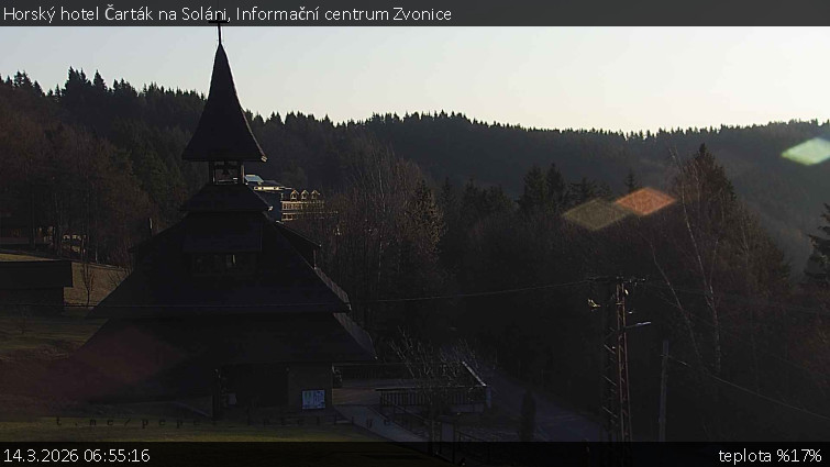 Horský hotel Čarták na Soláni - Informační centrum Zvonice - 14.3.2026 v 06:55