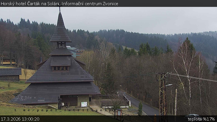 Horský hotel Čarták na Soláni - Informační centrum Zvonice - 17.3.2026 v 13:00